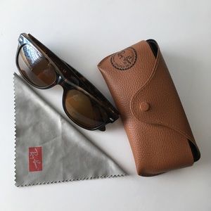 Authentic Ray-Ban tortoiseshell wayfarers